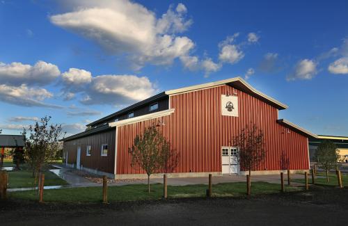 Exterior shot of Red Barn
