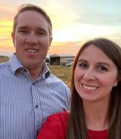 Marissa Dillman -(Pictured with husband) Candidate for Oakley City Council 2021