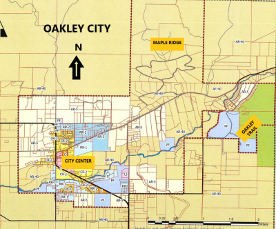 Oakley City Municipal Boundaries